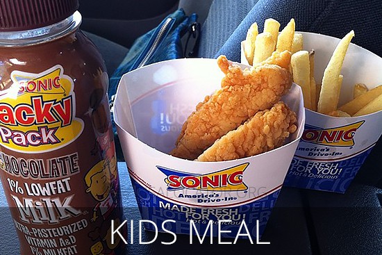 Sonic Menu - Kids Meal